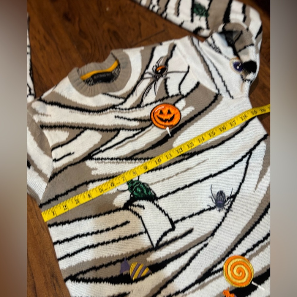 Blizzard Bay Halloween Mummy Sweater – Men’s M - Picture 11 of 12